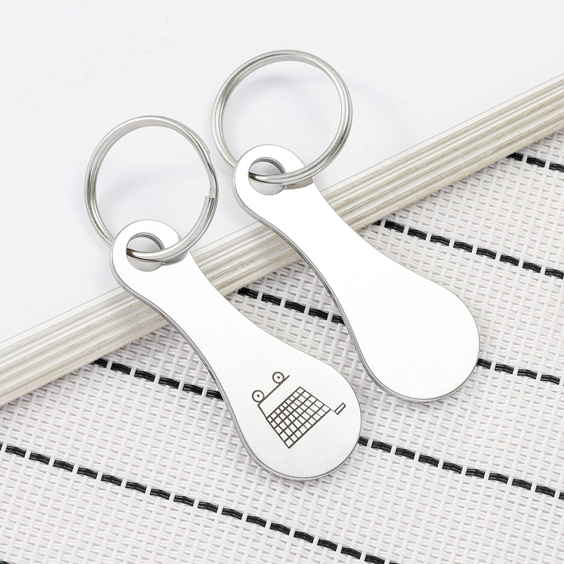 Token Coin Mechanism - 1Pcs 카트 쇼핑 토큰 트롤리 키