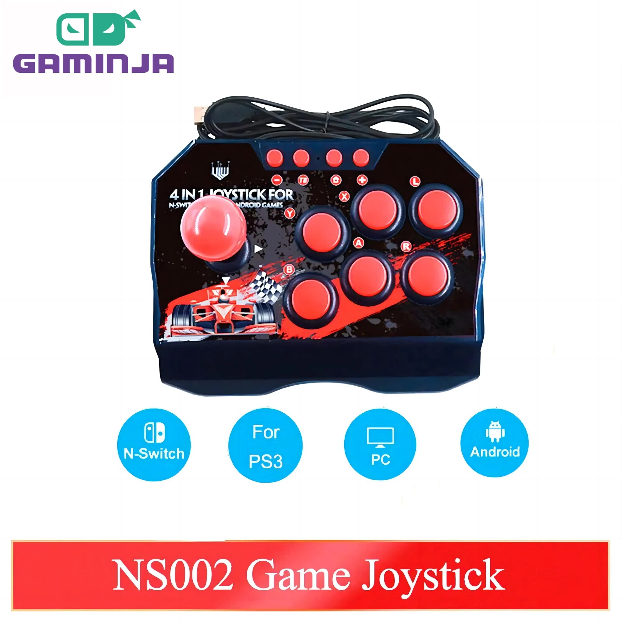 Arcade Game Jackpot - GAMINJA NS002 4 1 레트로 아케이드