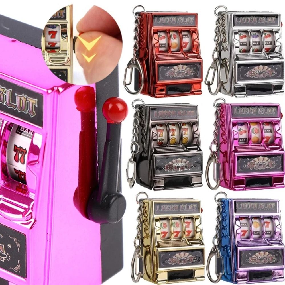 Fruit Slot Machine - 고품질 스트레스 해소용 열쇠고리 코인 게임