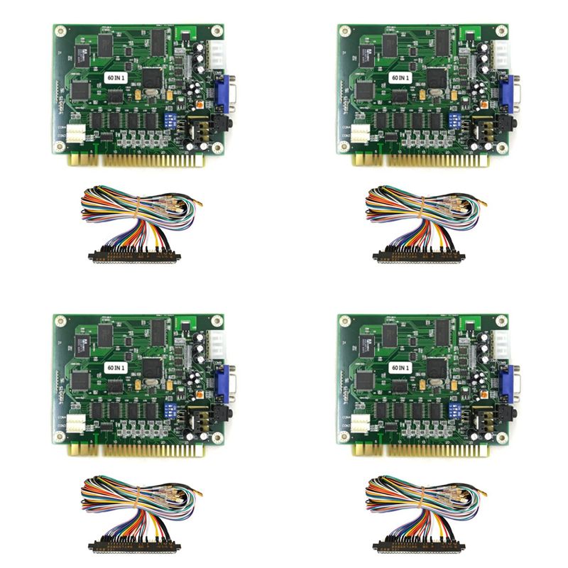 X64A-4X 60 In 1 멀티케이드 PCB 보드 아 - Usb Game Board Jamma 리뷰 및 가격