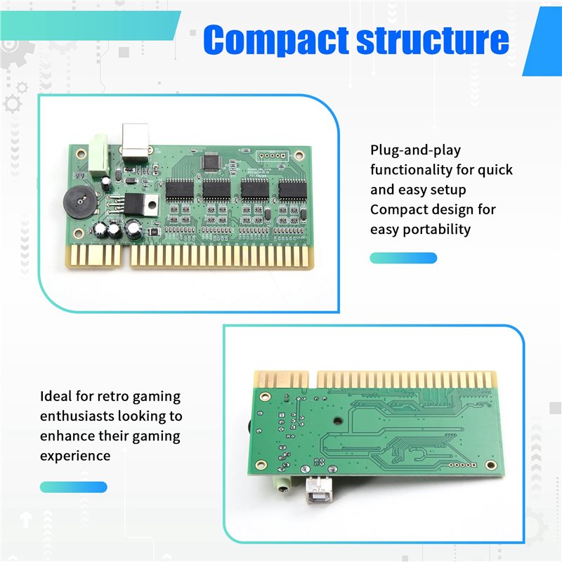 새로운 MAME 아케이드 머신은 28핀 보드 게임 컨트 - Usb Game Board Jamma 리뷰 및 가격