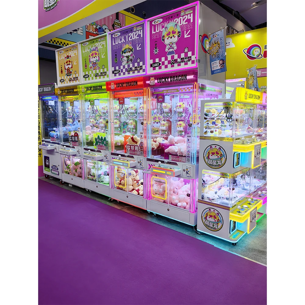 # 새로운 다채로운 집게 게임기 행운의 용 장난감 뽑기 - Arcade Toy Vending Machine 리뷰 및 가격