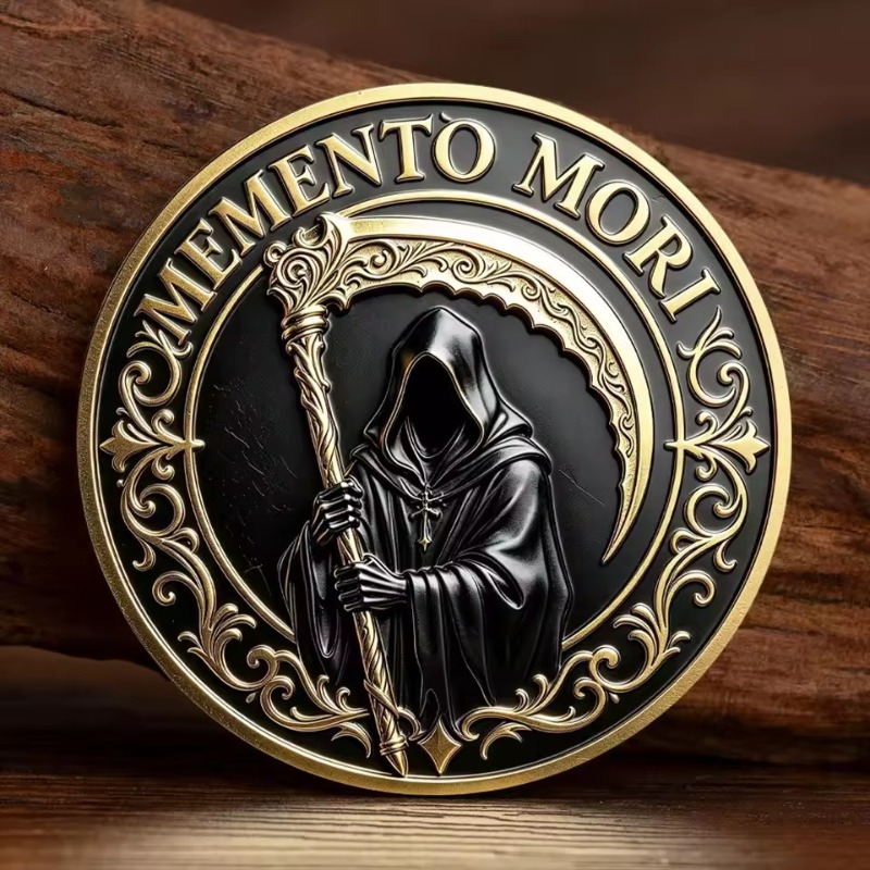 메멘토 모리 카르페 디엠 잔인사신 모래시계 금도금 금속 - Token Coin Mechanism 리뷰 및 가격