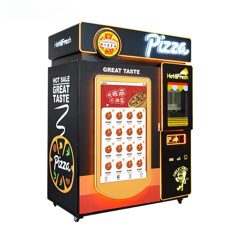 24시간 완전 자동 터치스크린 피자 자판기 상업 사업  - Commercial Vending Machine 리뷰 및 가격