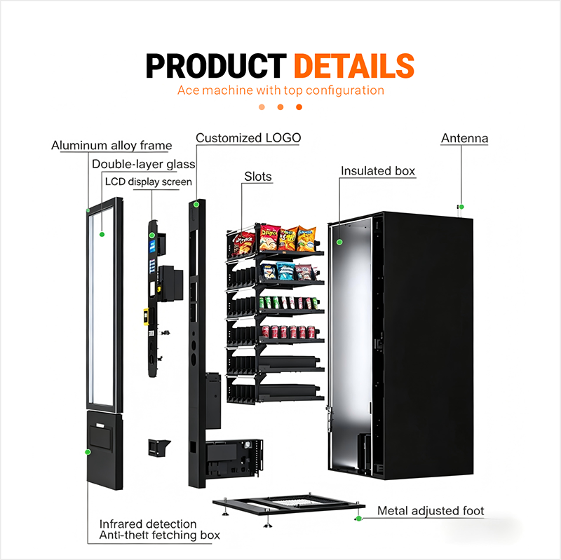 스낵 음료 자동판매기 자동 셀프서비스 동전/카드 결제  - Commercial Vending Machine 리뷰 및 가격